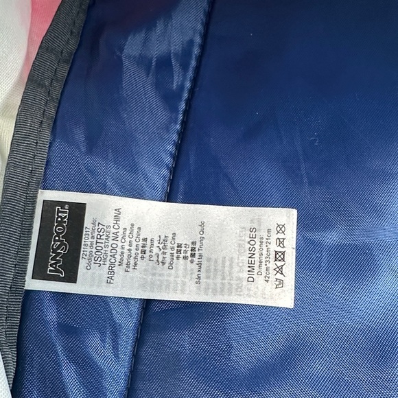 JanSport Blue and Pink Ombre Backpack - Picture 13 of 14